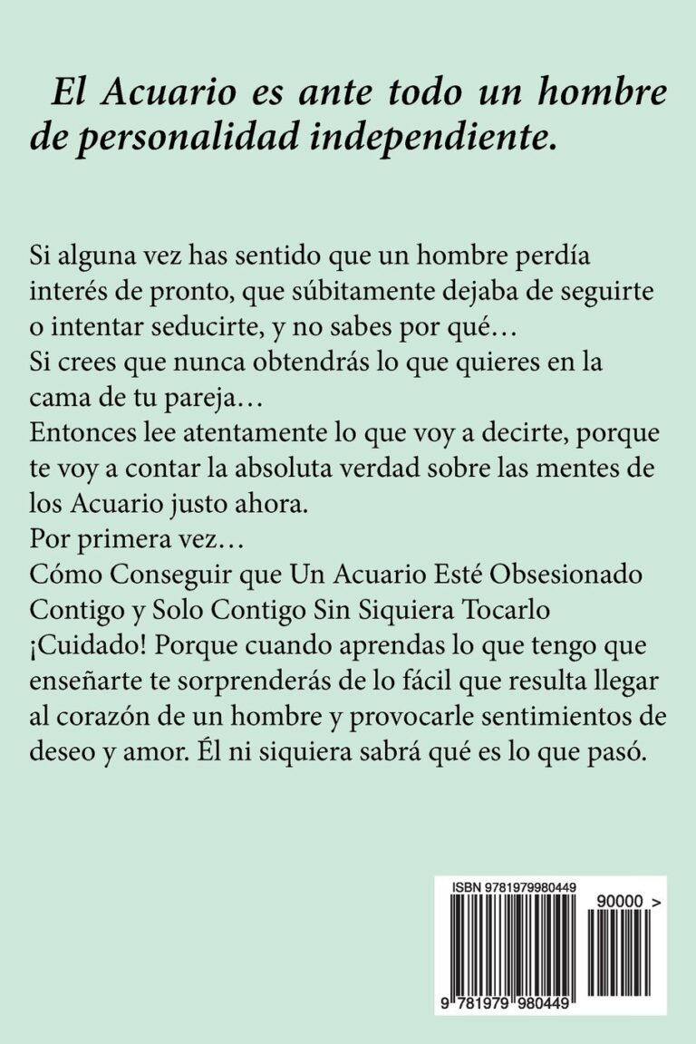 El hombre Acuario en el amor