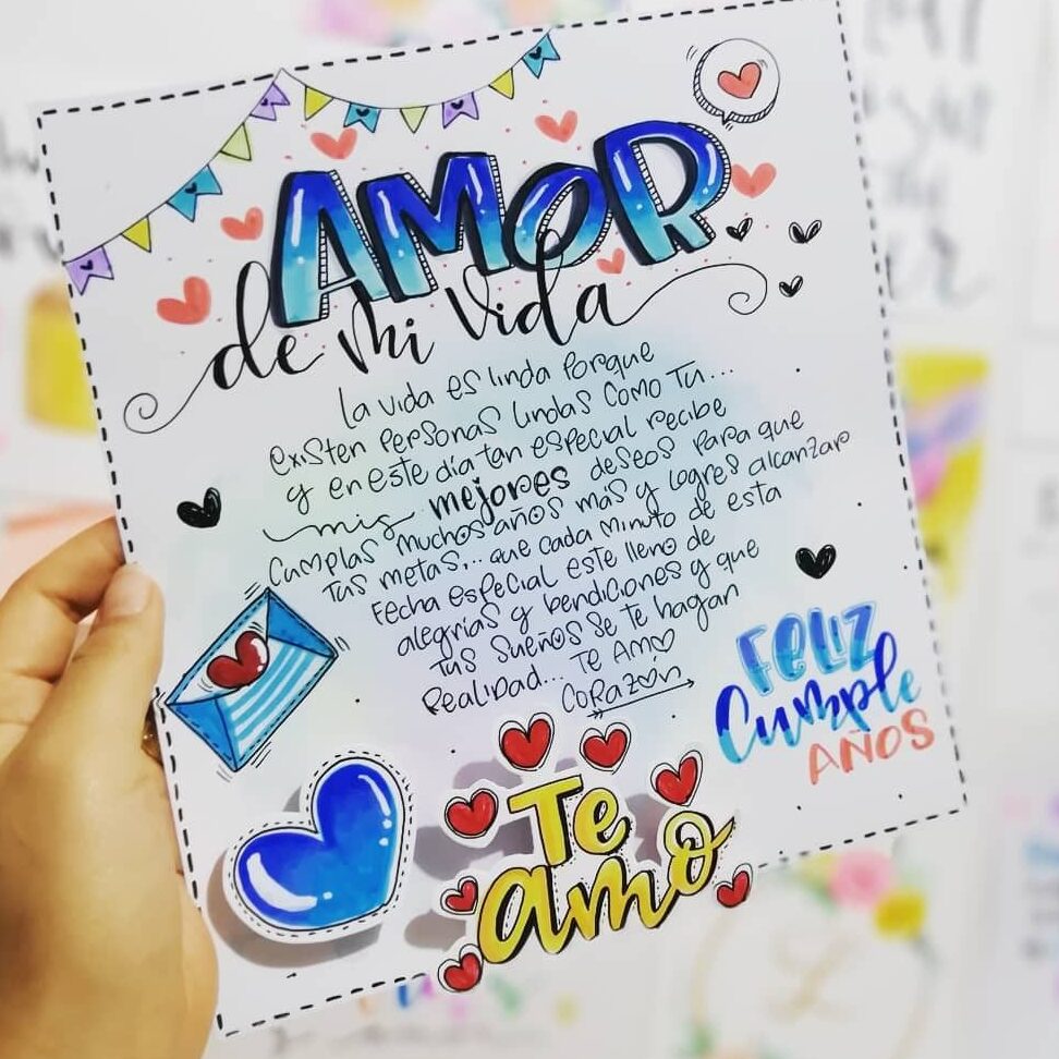 Diseños De Cartas De Amor Hechas A Mano Para Mujer 9252