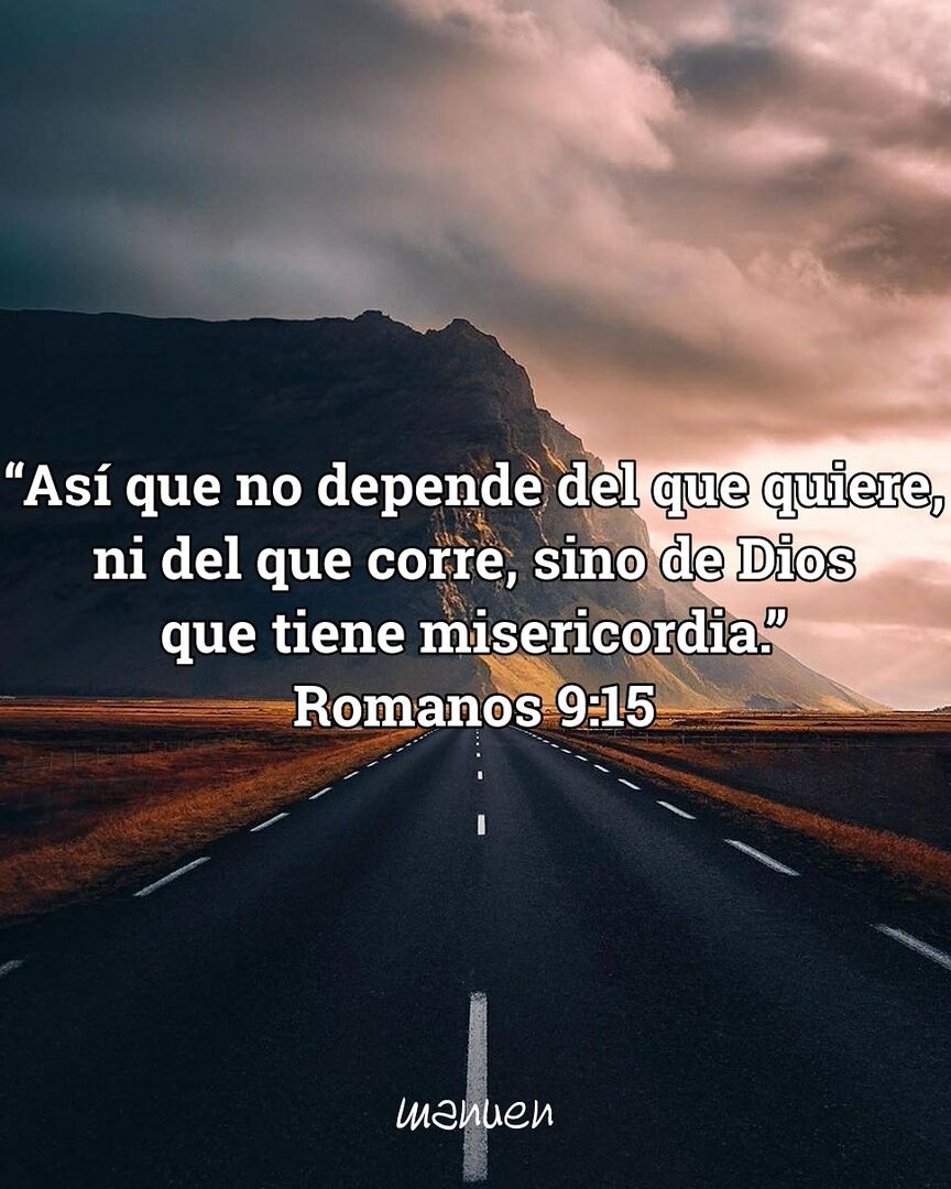 No es del que quiere ni del que corre.